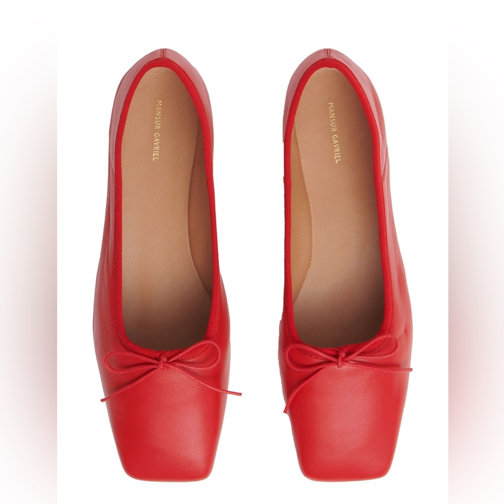 Mansur Gavriel Square Toe Ballerina Flats